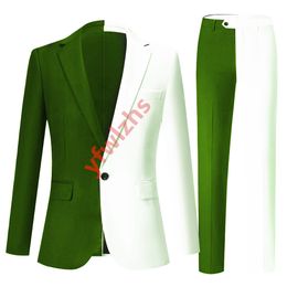 Wedding Tuxedos One Button Mens Suit Notch Lapel Formal Business Mens Jacket Blazer Groom Tuxedo Coat Pants 215111518