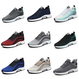 Mens Running shoes GAI breathable white black blue red platform Shoes Breathable Sneakers trainers Lightweight Walking Six