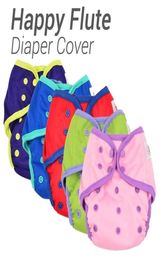 12pcs Lot Happy Flute Diaper Cover One Size Cloth Diaper Waterproof PUL Breathable Reusable Diaper Covers for Baby Fit 315kg 2016364715