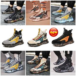 Athletic Shoes GAI Outdoor Men Shoe Hiking Sports Non-Slip Wear-Resistant Training Shoes Sneaker comfortable ventilate high platforms black white breath