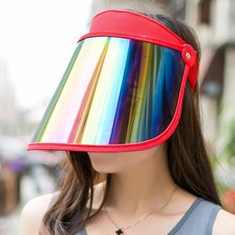 1 Summer Curling Top Sun Hat Riding Curling Sun Visor Cap Collapsible Cover Cap Visors for Car Anti UV Light Cap Whole199b