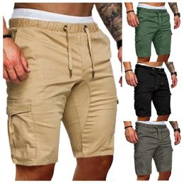 Men's Shorts Mens Military Cargo 2024 Brand Camouflage Tactical Men Cotton Loose Work Casual Short Pants Plus Size