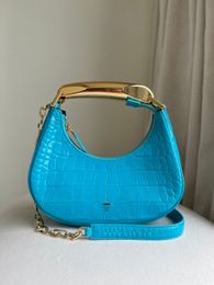 Designer bag BRAND purse 23CM loop handbag cute women totes genuine leather with crocodile grain fast delivery wholesale price