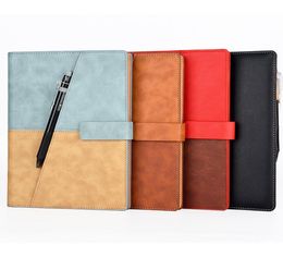 Elfinbook X Leather Smart Reusable Erasable Notebook Microwave Wave Cloud Erase Notepad Note Pad Lined With Pen T2007279457363