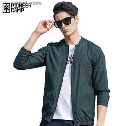 Men's Casual Shirts Pioneer Camp Summer sun protection clothing men jacket ultra light breathable waterproof Jacket mens Sunscreen 677052 L240306