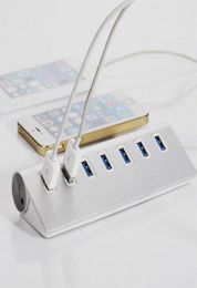 Epacket Aluminium 7 ports usb 30 hub High Quality splitter Adapter super speed up to 5Gbs for computer235t9976438