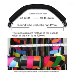 Stroller Parts Universal Black Pushchairs Round Tube Front Armrest Removable Bumper Accessories