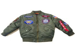 212 yesars Children Clothes Winter Jackets Boys Coat Kids Warm Ma1 Bomber Flight Outerwear Coat Baby Jacket youth men avation T29048792