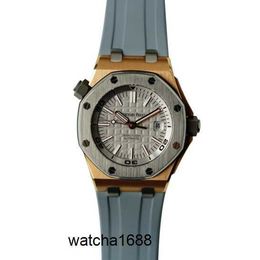 Elegant Wrist Watch Racing Wristwatches AP Royal Oak Offshore 15711OI.OO.A006CA.01 Automatic Machinery 18k Rose Gold/Titanium Metal