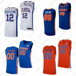 Custom NCAA Florida Gators College Basketball Jerseys Denzel Aberdeen Bennett Andersen Walter Clayton Jr. Alex Condon Micah Handlogten Thomas Haugh