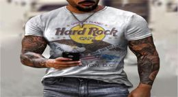 Hard Rock Pattern 3D Print Men s Shirt Summer Casual All Match Oversize T shirts Loose Oversized Breathable Sports Tops 2206299700222