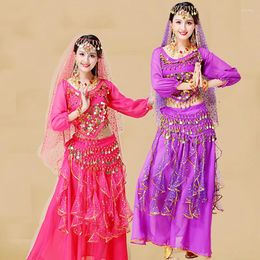 Stage Wear Women Performance Dancing Clothes Bollywood Belly Dance Costumes Set Skirt For Lady High Quality