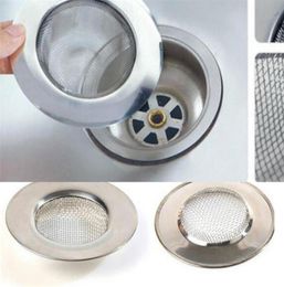 Kitchen Fixtures Hair Catcher Stopper Stainless Steel Bathtub Shower Drain Hole Philtre Trap Metal Wire Sink Strainer Bathroom4648031