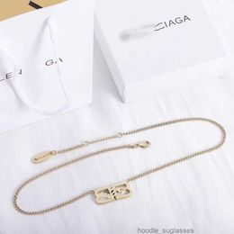 2024 Women Luxury Designer Necklace Choker Pendant Chain 18k Gold Plated Stainless Steel Bb Letter Necklaces Wedding Jewellery Accessories Bz1wg