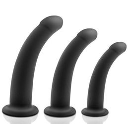 MaryXiong Silicone Anal Dildo Anal Trainer GSpot Butt Plug Unisex Anal Masturbation Ass Sex Toys Erotic Products for Men Gay3187072