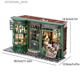 Architecture/DIY House Magical Doll House Miniature Doll DIY Assembly Building Model Kit Production of Small Room Toys Home Bedroom Decoration with Fu