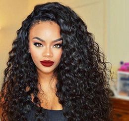 250 High Density Glueless 360 Lace Frontal Wig Curly Human Hair Wigs for Black Women Brazilian Hairs Pre Plucked Hairline diva15645693