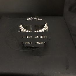 Chrome Ring Jewelry Designer Finger Bague Rings Men Women Rings 925 Silver Cross Ring Designer Jewelry Luxury Gift 376