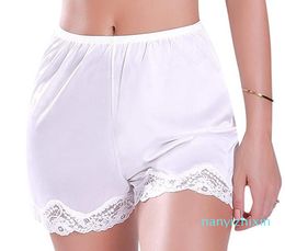 2024 Bloomers Pettipant Short Slip Split Inseam Lightweight black white