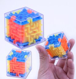 3D Cube Puzzle Maze Toy Brain Hand Game Case Games Challenge Fidget Toys Balance Educational for children4136689