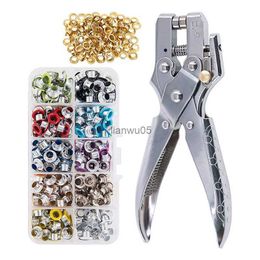 Pliers 400 Sets of 11 Colors 5mm eyelet hole punch plier Installation Tools punch pliers setL2403