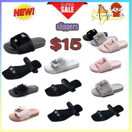 Designer Casual Platform slippers summer men women rainbow slides sandals pink blue grey memory sandals soft thick cushion cloud indoor GAI