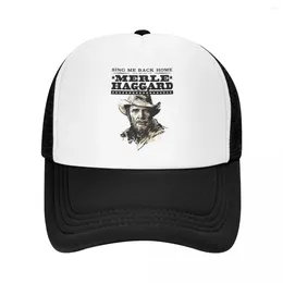 Berets Merle Haggard Baseball Cap Running Hat Golf Hats Men Pickleball Caps For And Women Sun Protection