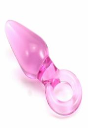 Pull Glass Butt Plug Crystal Anal Love Plug Prostate Massage Glass Beads Anal A677399183