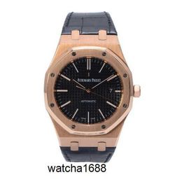 Elegant Wrist Watch Racing Wristwatches AP 15400OR Royal Oak Series 18K Rose Gold Automatic Mechanical Mens Watch 41mm Diameter Swiss Famous Watch Set