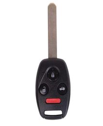 Replacement Uncut for Honda Accord 2003 2007 Remote Keyless Entry Key Fob 4Buttons9961202