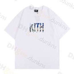 Kith T Shirt Designer T-Shirt Men Women Casual Short Sleeves High Street Kith Shirt Lovers Tee Vintage Fashion Clothes Tees Outwear Hip Top Man Shorts 122