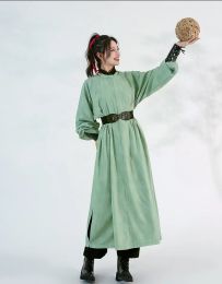 Dress Warrior Hanfu Round Necked Robe Hanfu For Men Chinese Traditional Ethnicstyle Samurai Party Cosplay Swordsman Costume