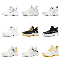GAI Running shoes Mens breathable black white gray yellow Spring and Summer Breathable Lightweight trainers tennis Four