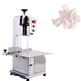 Commercial Electric Meat Bandsaw 1100W Stainless Steel Vertical Bone Sawing Machine Cutting Kitchen