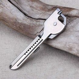 Swiss Technology Creative Outdoor Keychain Multi Functional Tool 6-In-1 Folding Mini Knife 610560