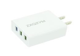 ZXQZYM US Plug 3 USB Charger 31A Fast Charging Portable Wall Charger Mobile Phone Adapter for cell phones7425457