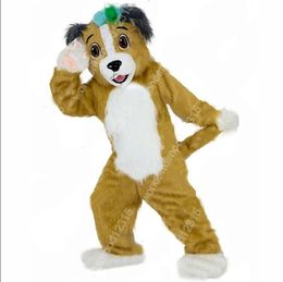 Adult Size Cute Dog Mascot Costume Walking Halloween Large-scale Advertising Play Suit Party Role Play Costume