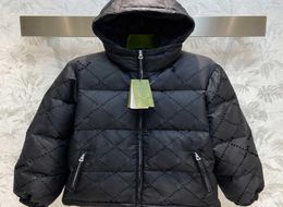 Winter Warm Mens Designer Down Jackets Fashion Letters Print Men Women Black Puffer Jacket Windbreaker Zipper Jackets Coat Outside2599612