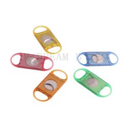 Plastic Metal Cigar Cutter Portable Round Head Cigar Cutter 5 Colours Optional Cigar Accessories Smoking Tool6149219