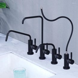 Kitchen Faucets Pure Water Dispenser Faucet Black Direct Drinking Dedicated For Single Cold Purifier