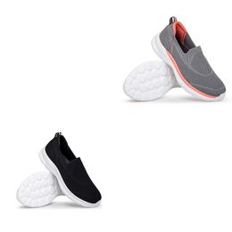 Spring New Comfortable Soft Sole One Step Step Step Fit for Women Shoes in Large Size Middle Age Strong running Shoes for Men Shoes GAI 052