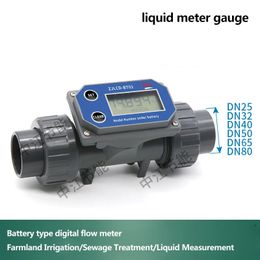 Digital Turbine Flowmeter Large Flow Electronic Sewage Pipeline Sensor Liquid Metre Instrument Water Metre Flowmeter Fuel Oil