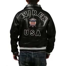 Rust Color LIMITED EDITION CROC ICON JACKET AVIREX Lapel Sheepskin Leather Casual Athletic Coat High Quality Custom Crocodile Jacket Designer Jacket 7 343