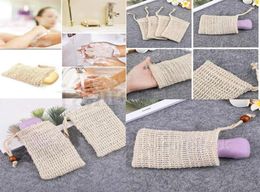 Exfoliating Soap bags mesh net Bathroom bath brush Cleaning Tools Handbag cleaning storage bag bathroom accessories DC6325989746