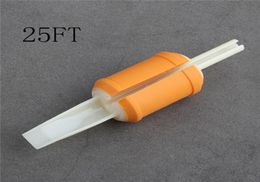 25F 20pcs 30MM Disposable Tubes Yellow Soft Silicone Tattoo Grip Transparent Plastic Tubes Precise Combo For 2753836