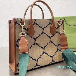 2024 Women Shoulder Crossbody Bag Letter Beach Handbags large Capacity Handle travel Bags
