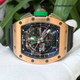 Wristwatch Fancy Watch RM Wrist Watch RM11-01 R.MANCINI 50*42.7mm RM1101 Rose Gold Side Titanium Mancini Limited