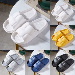 Slippers for men women Solid Colour hots low blacks white deep greys Multi walking mens womens shoes trainers GAI