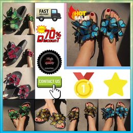 Designer Casual Platform Half pack slippers summer sliders women rainbow slides sandals Anti slip wear resistant memory sandals soft thick cushion slipper GAI