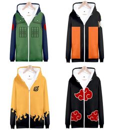 Cosplay Hoodie Sweatshirt Anime Hooded Jacket Coat Clothing Jiraiya Kakashi Itachi Uchiha Costume Clothes CX2008072836360